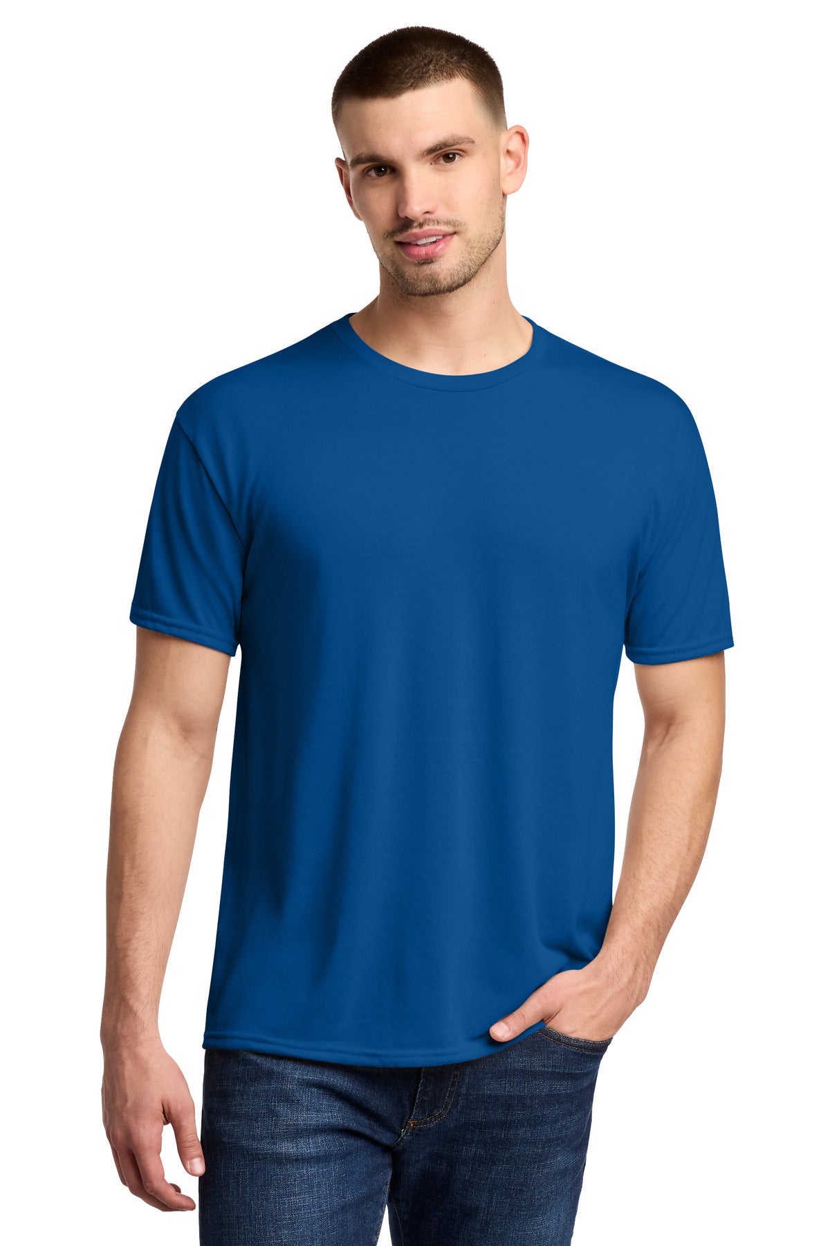 Jerzees Dri-Power 100% Polyester T-Shirt - Royal