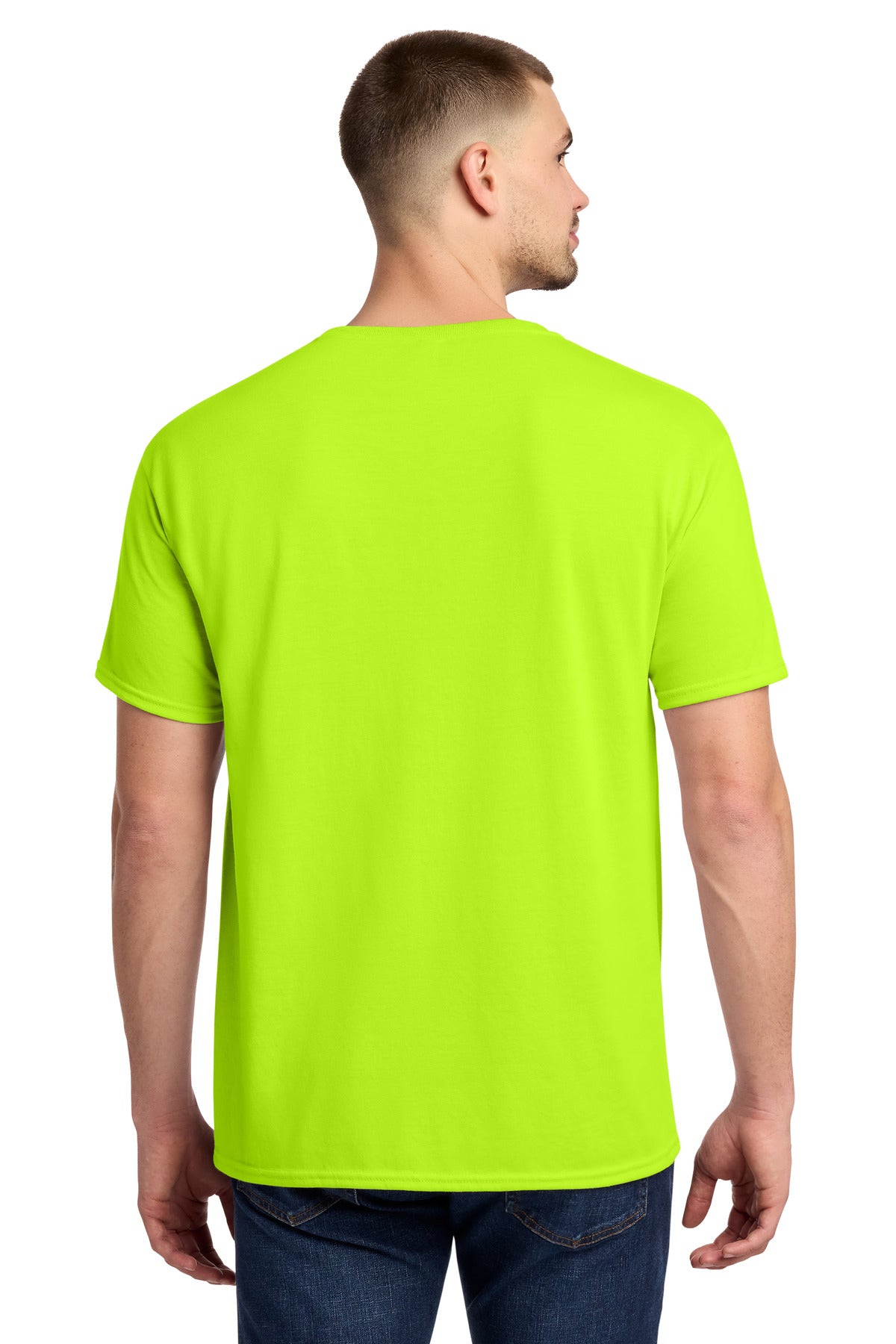 Jerzees Dri-Power 100% Polyester T-Shirt - Safety Green