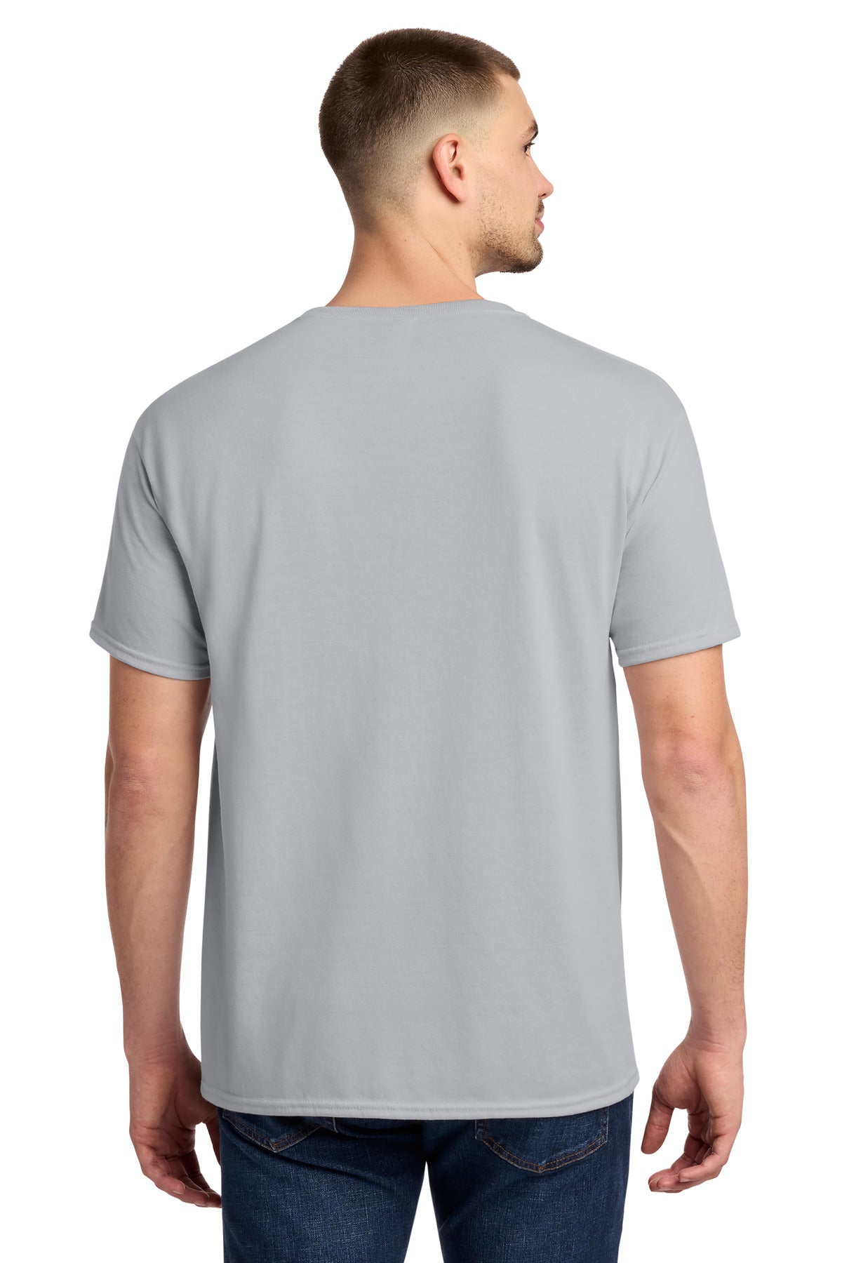 Jerzees Dri-Power 100% Polyester T-Shirt - Silver