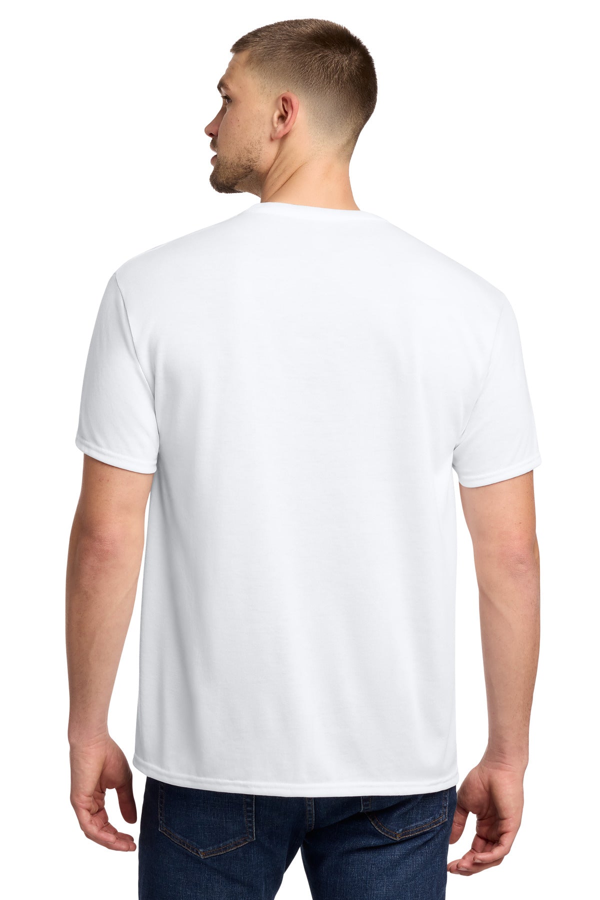 Jerzees Dri-Power 100% Polyester T-Shirt - White