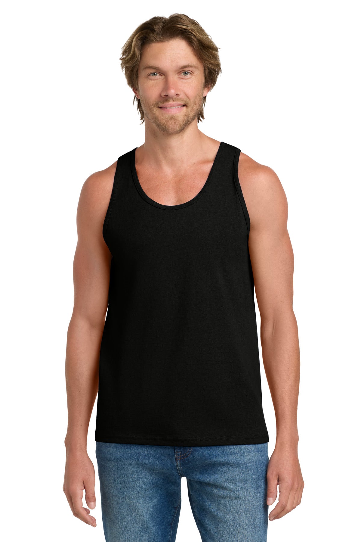 Gildan - Ultra Cotton 100% US Cotton Tank Top - Black