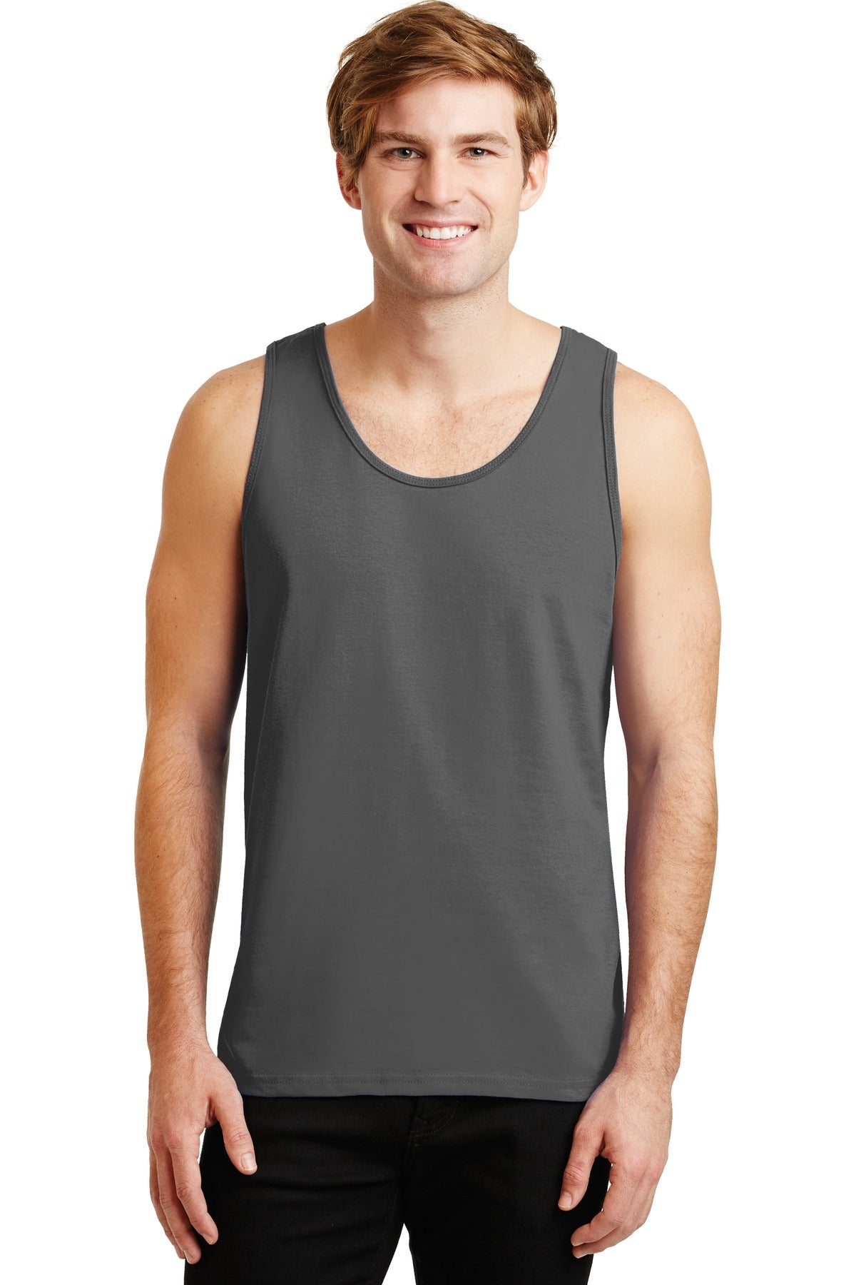 Gildan - Ultra Cotton 100% US Cotton Tank Top - Charcoal