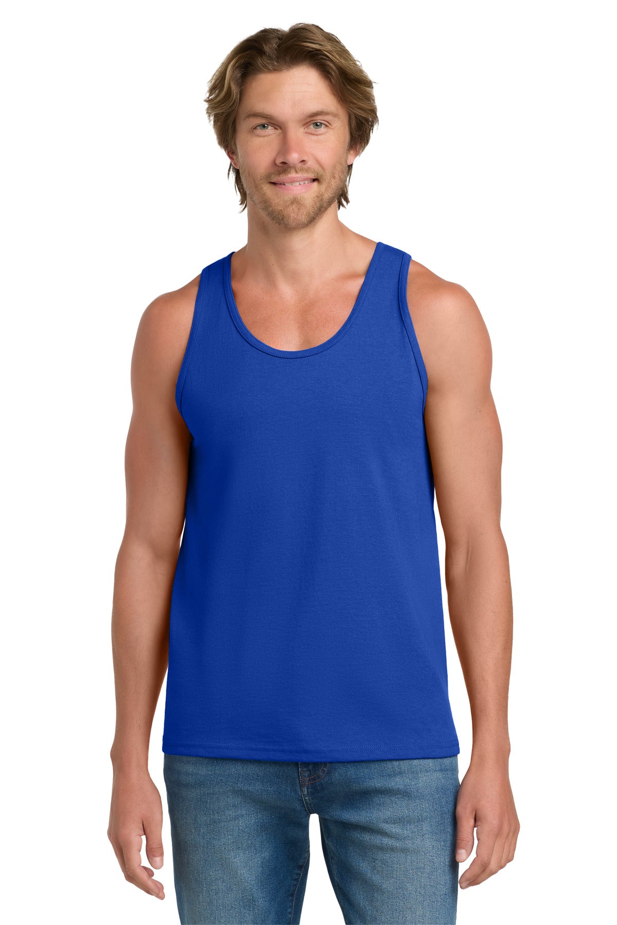 Gildan - Ultra Cotton 100% US Cotton Tank Top - Royal