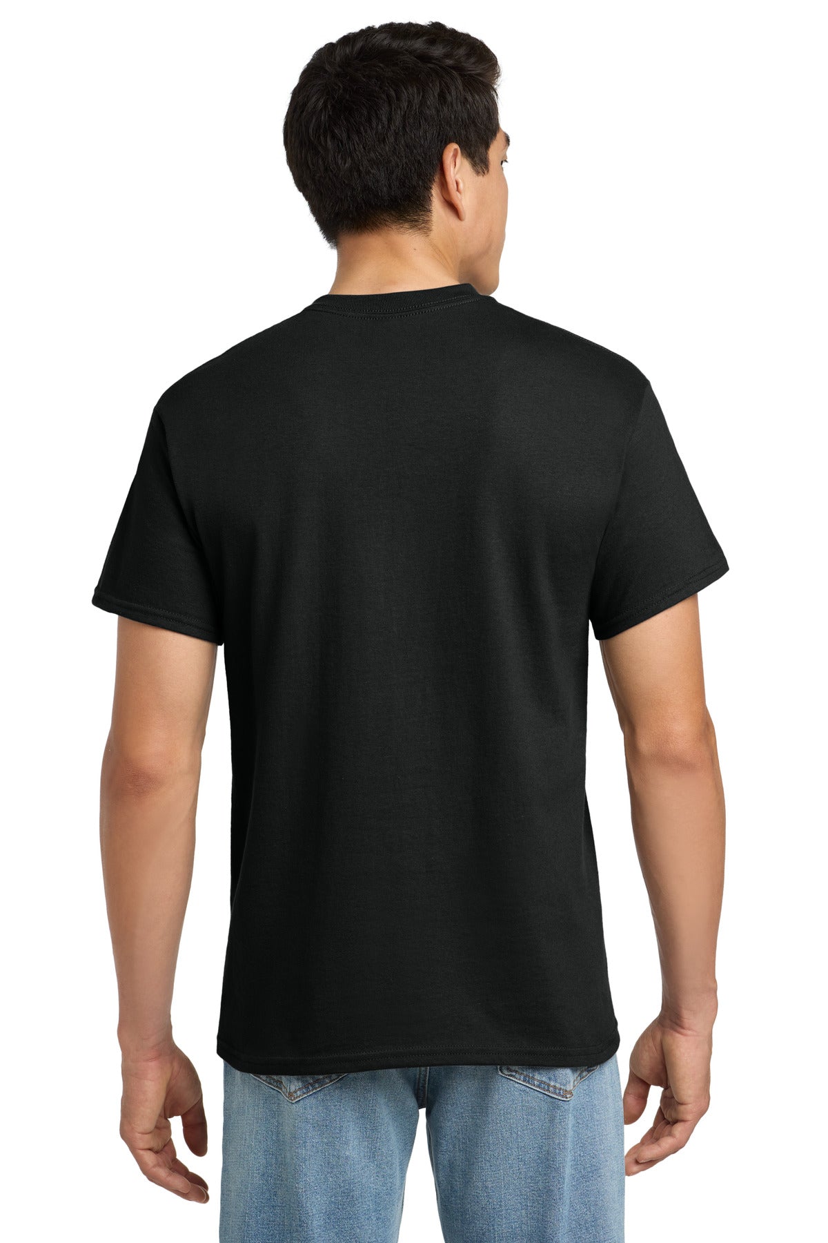 Gildan - Ultra Cotton 100% US Cotton T-Shirt with Pocket - Black