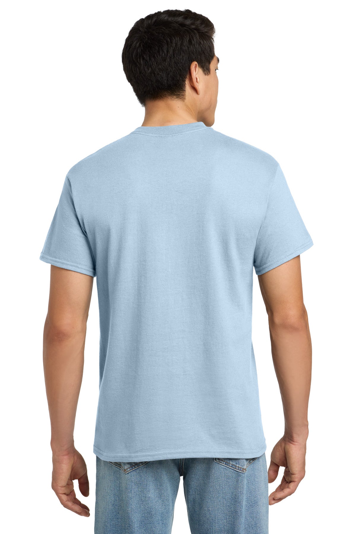 Gildan - Ultra Cotton 100% US Cotton T-Shirt with Pocket - Light Blue