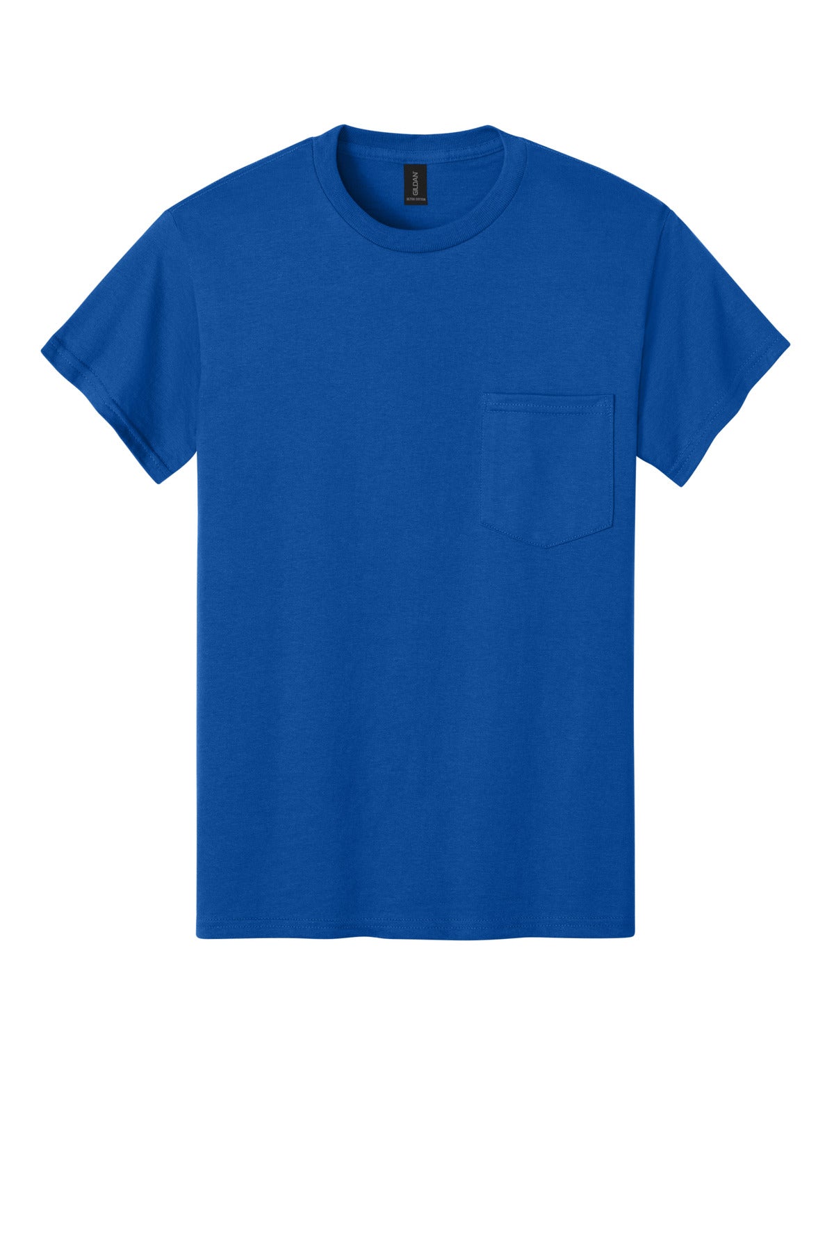 Gildan - Ultra Cotton 100% US Cotton T-Shirt with Pocket - Royal