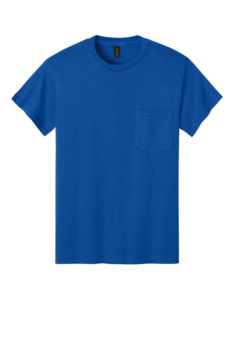 Gildan - Ultra Cotton 100% US Cotton T-Shirt with Pocket - Royal