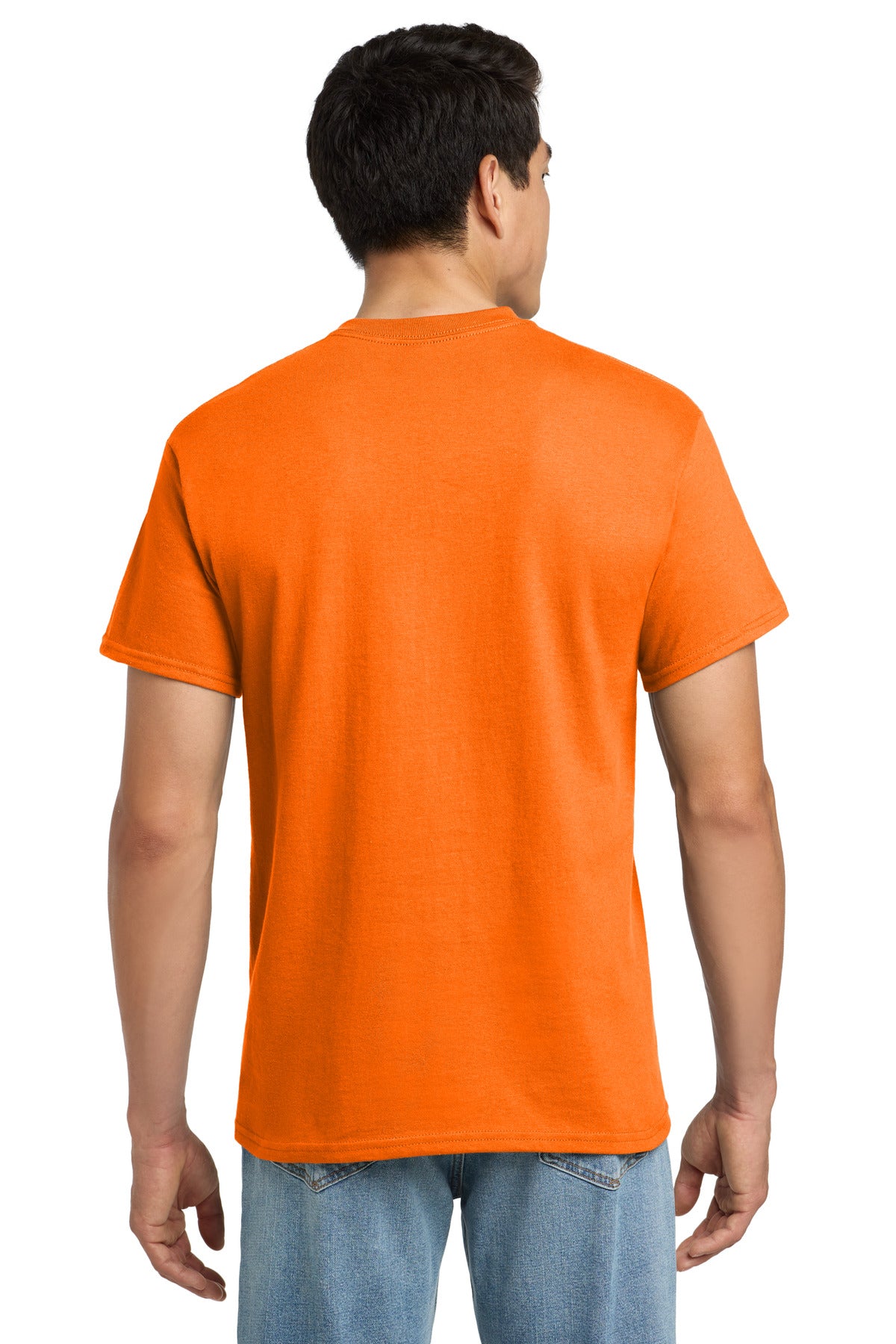 Gildan - Ultra Cotton 100% US Cotton T-Shirt with Pocket - S. Orange