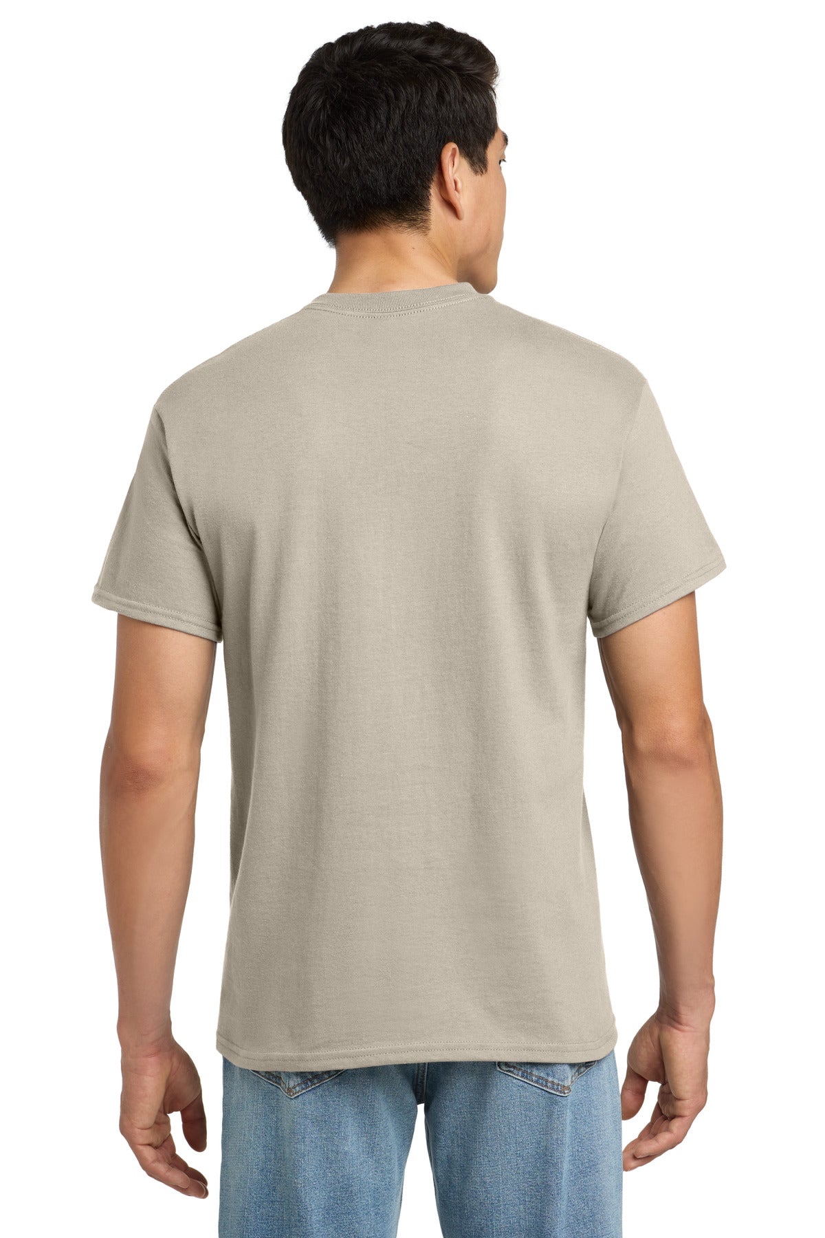 Gildan - Ultra Cotton 100% US Cotton T-Shirt with Pocket - Sand