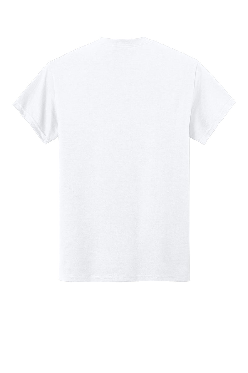 Gildan - Ultra Cotton 100% US Cotton T-Shirt with Pocket - White
