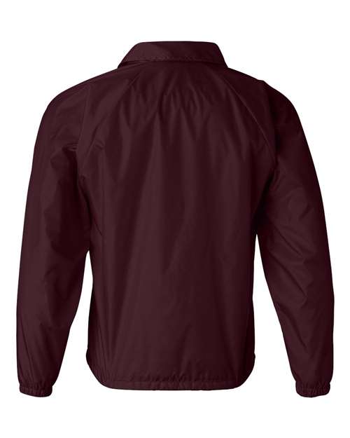 Men's Coach's Jacket - Maroon
