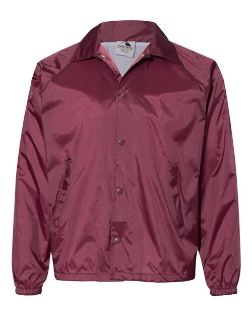 Men's Coach's Jacket - Maroon