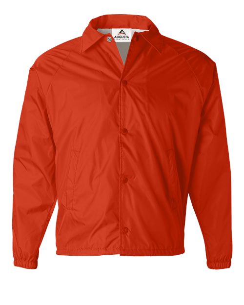 Men's Coach's Jacket - Orange