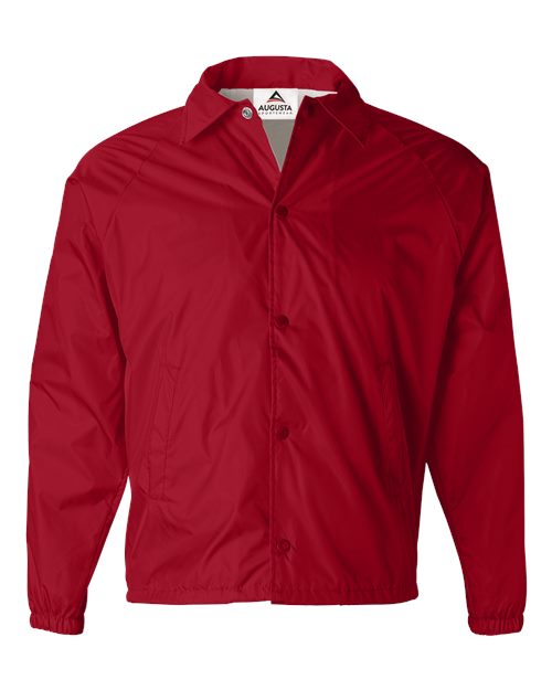 Men's Coach's Jacket - Red