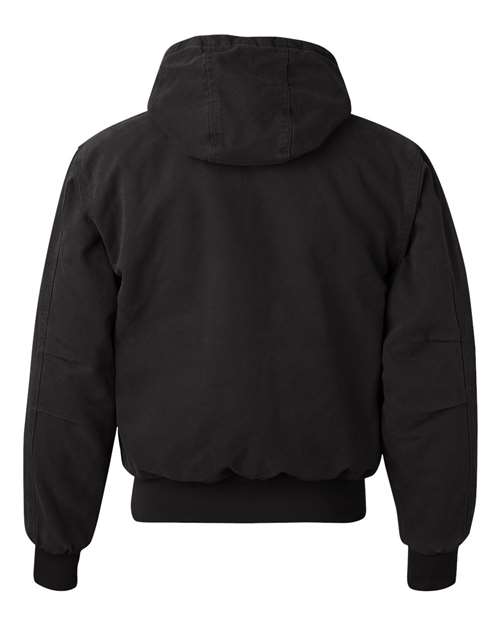Men's Cheyenne Boulder Cloth™ Hooded Jacket with Tricot Quilt Lining - Black