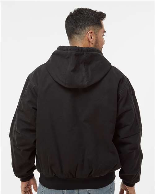 Men's Cheyenne Boulder Cloth™ Hooded Jacket with Tricot Quilt Lining - Black