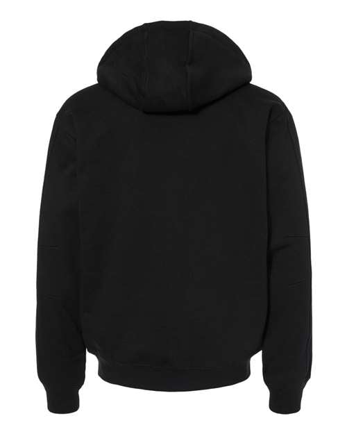 Men's Tall Crossfire Heavyweight Power Fleece Hooded Jacket with Thermal Lining - Black