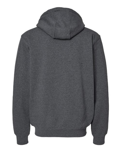 Men's Tall Crossfire Heavyweight Power Fleece Hooded Jacket with Thermal Lining - Dark Oxford