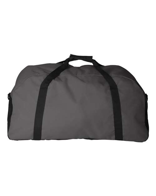 Large Ripstop Duffel Bag - Graphite/ Black