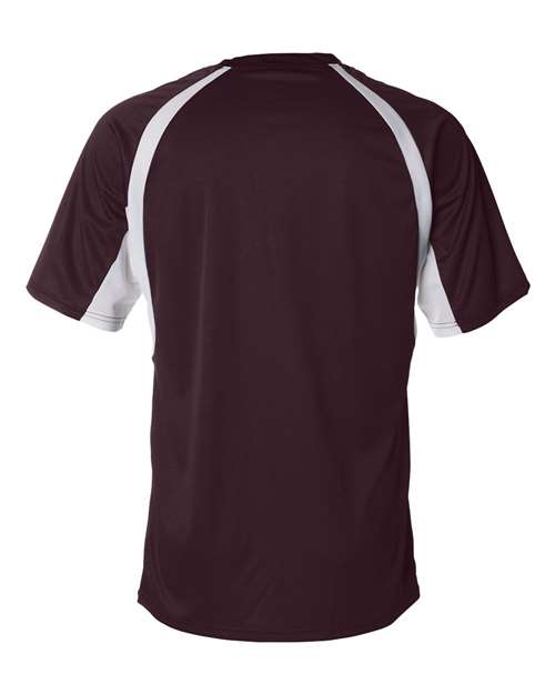 Maroon/ White