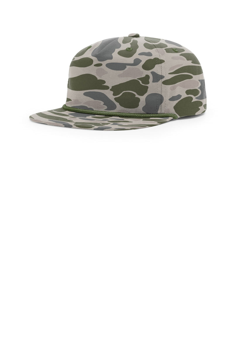 Richardson Printed Umpqua Gramps Cap - Marsh Duck Camo/ Army Olive