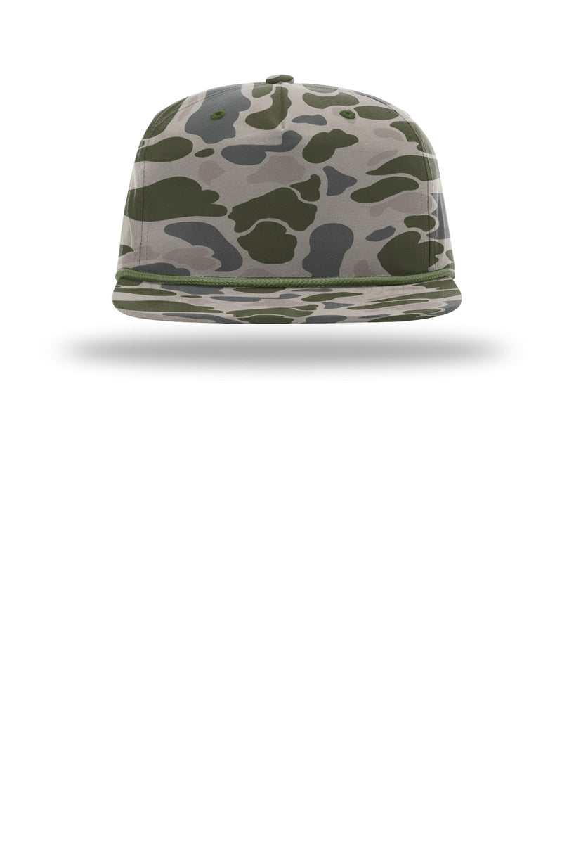 Richardson Printed Umpqua Gramps Cap - Marsh Duck Camo/ Army Olive