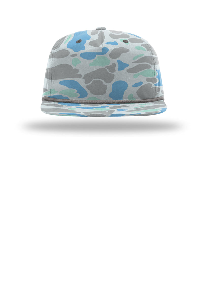 Richardson Printed Umpqua Gramps Cap - Saltwater Duck Camo/ Charcoal