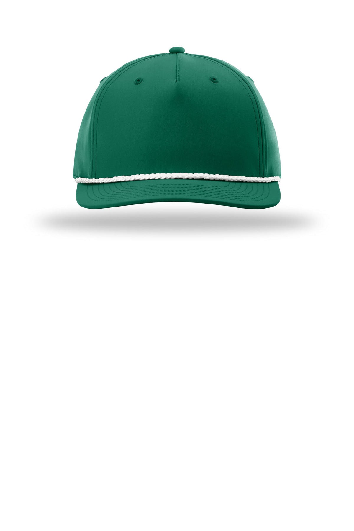 Richardson 5-Panel Classic Rope Cap - Kelly/ White