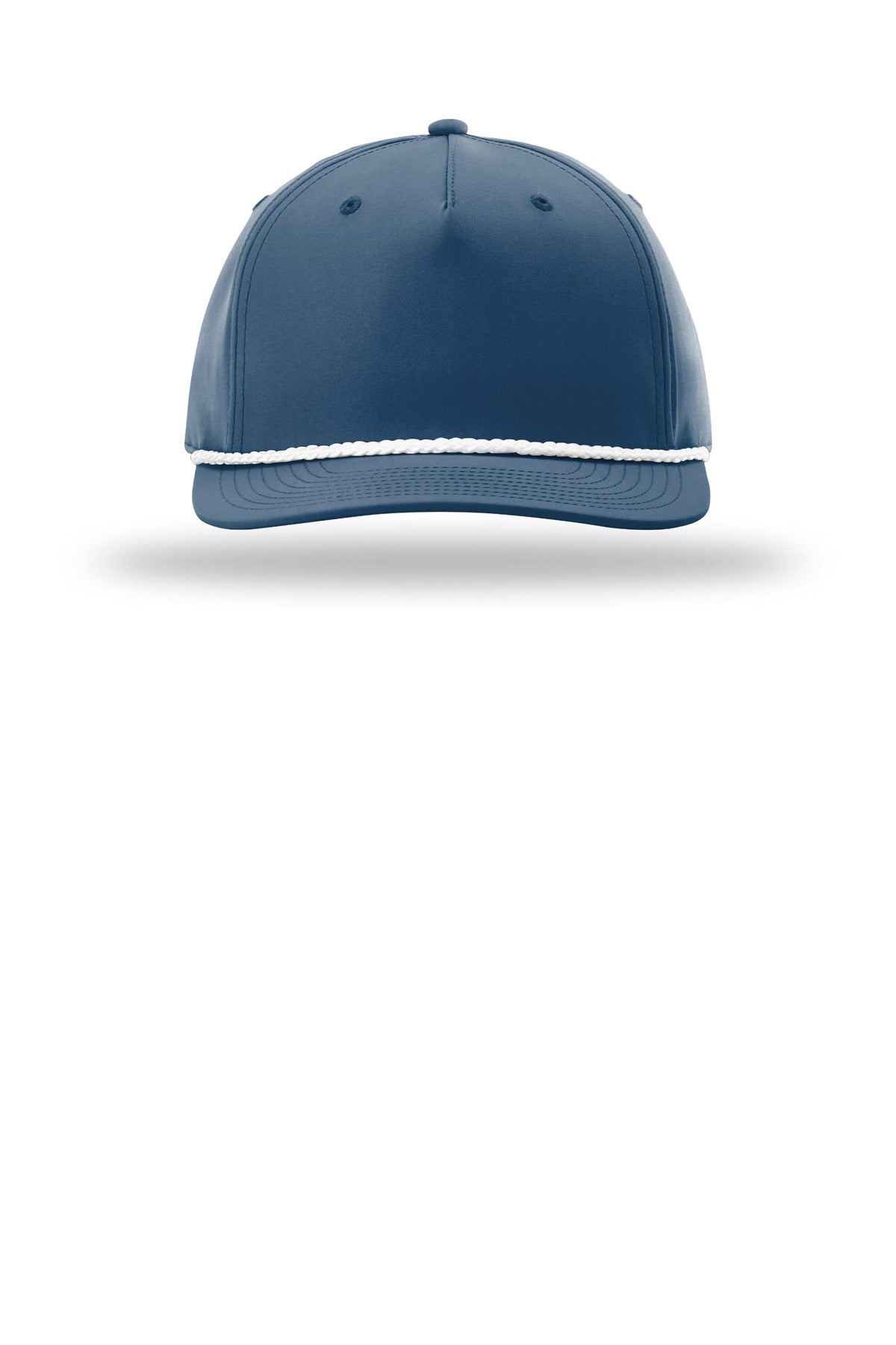 Richardson 5-Panel Classic Rope Cap - Light Blue/ White