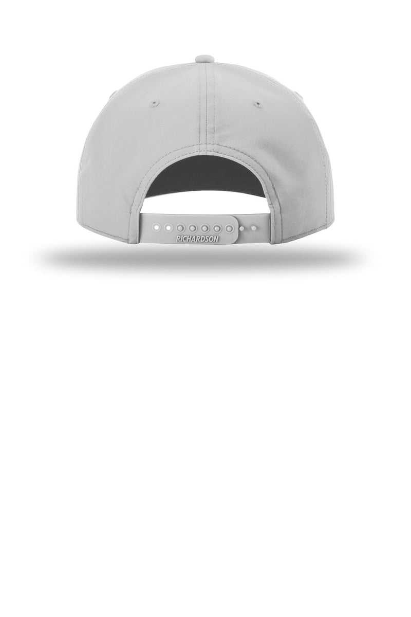 Richardson 5-Panel Classic Rope Cap - Light Grey/ White