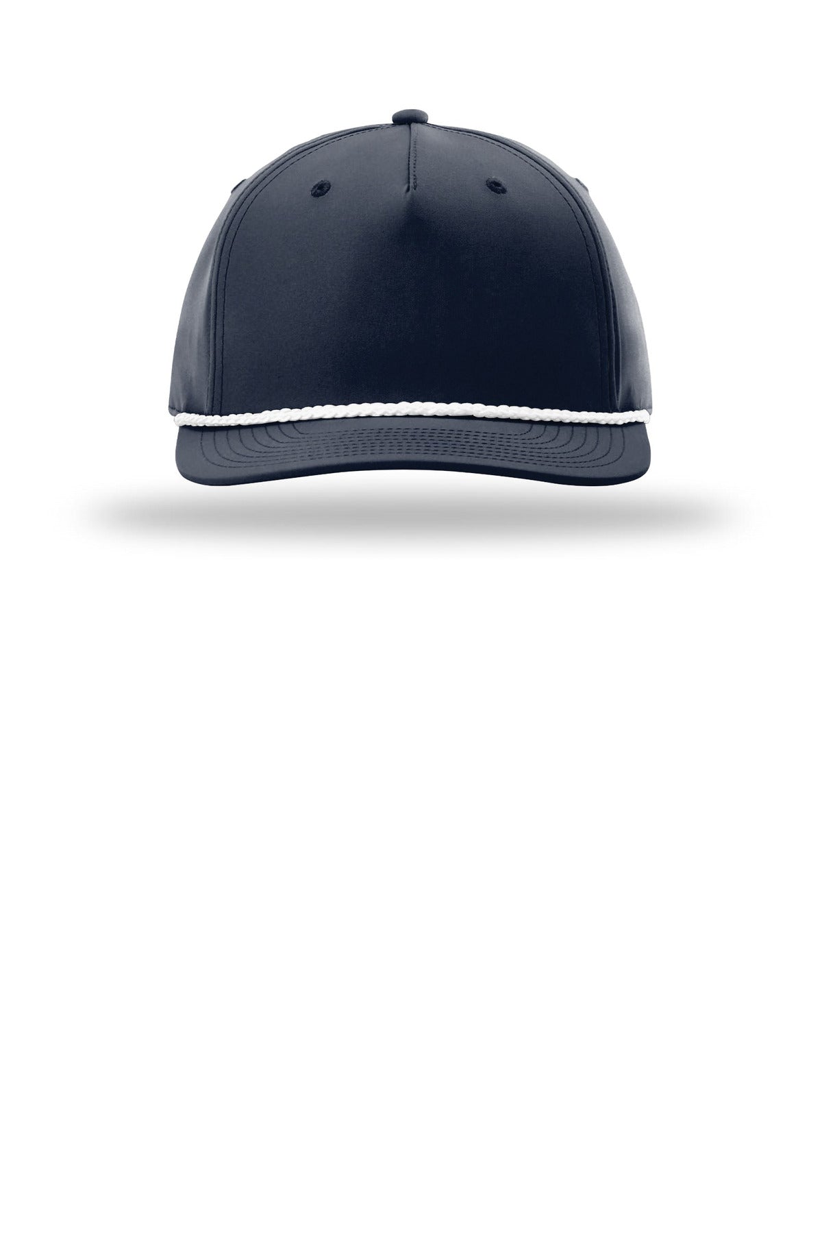 Richardson 5-Panel Classic Rope Cap - Navy/ White