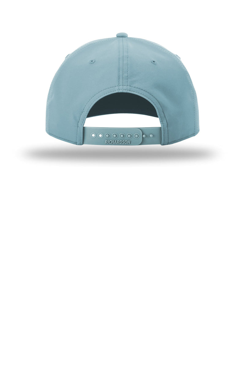 Richardson 5-Panel Classic Rope Cap - Smoke Blue/ White