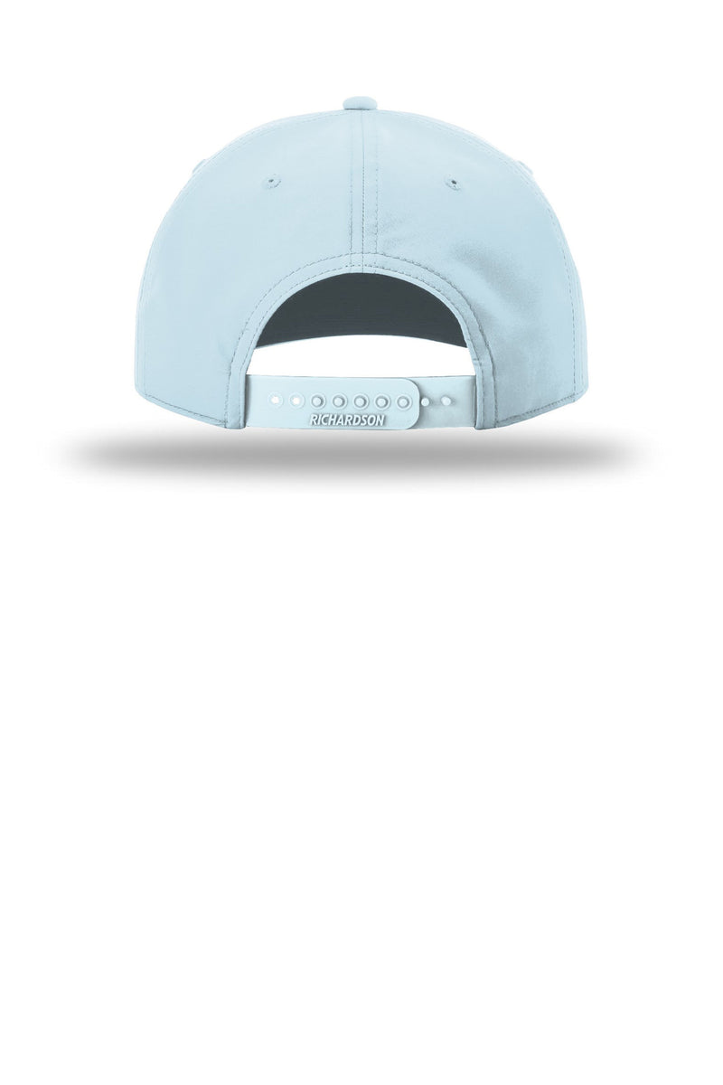 Richardson 5-Panel Classic Rope Cap - Soft Blue/ Navy