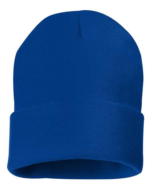 12" Solid Cuffed Beanie - Royal