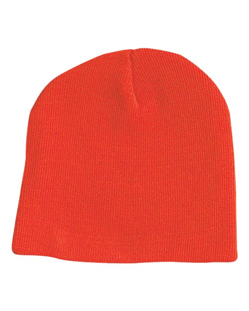 8" Beanie - Blaze Orange