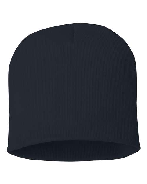 8" Beanie - Navy