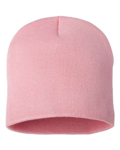 8" Beanie - Pink