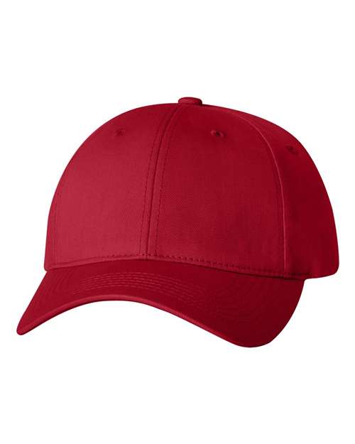 Cotton Twill Cap - Red