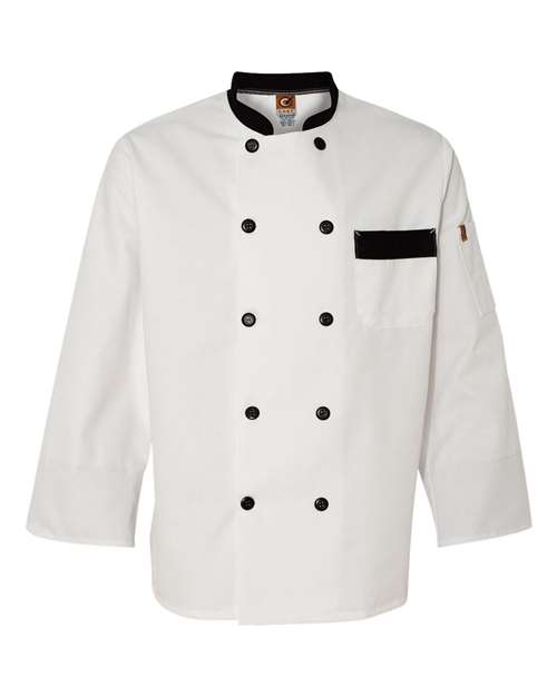 Garnish Chef Coat - White