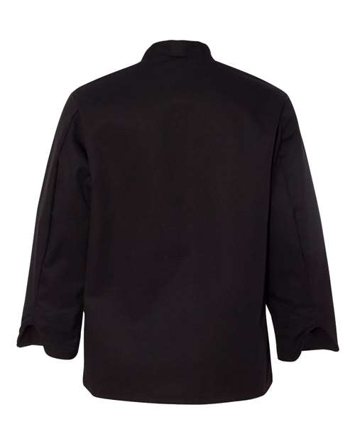 Black Traditional Chef Coat - Black
