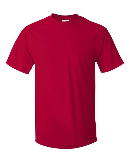 Men's Authentic Pocket T-Shirt - Deep Red