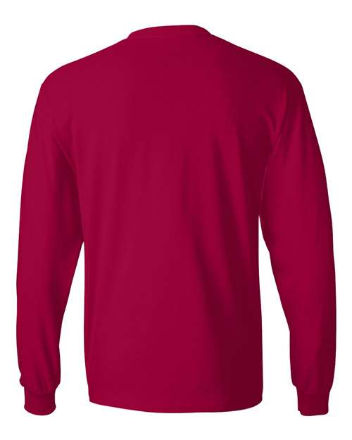 Unisex Beefy-T® Long Sleeve T-Shirt - Deep Red