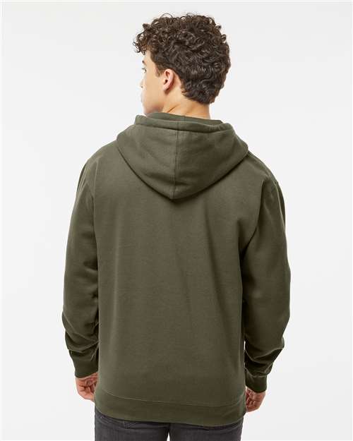 Unisex Heavyweight Full-Zip Hooded Sweatshirt - Army