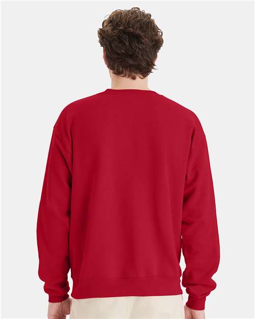 Unisex EcoSmart® Crewneck Sweatshirt - Deep Red