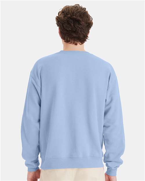 Unisex EcoSmart® Crewneck Sweatshirt - Light Blue