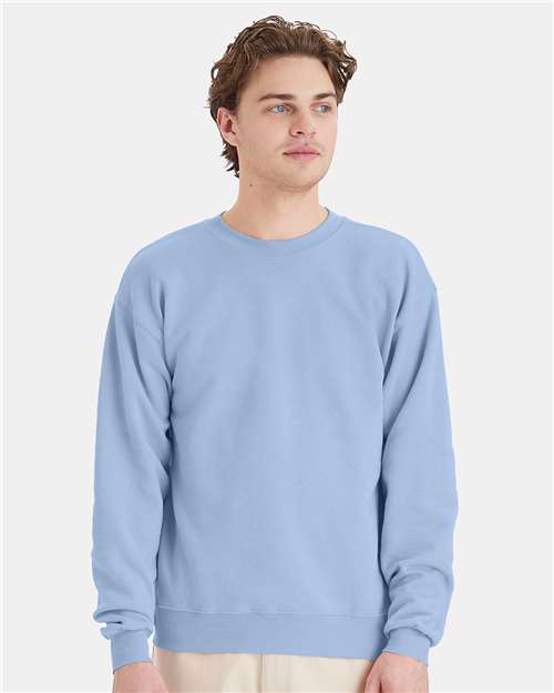 Unisex EcoSmart® Crewneck Sweatshirt - Light Blue
