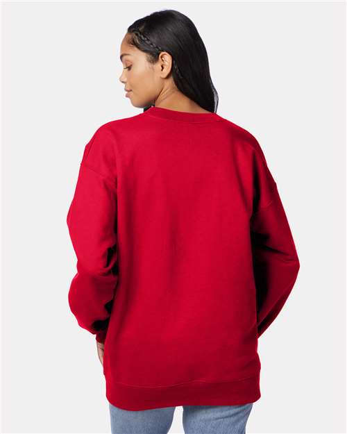 Unisex Ultimate Cotton® Crewneck Sweatshirt - Deep Red