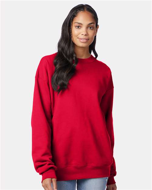 Unisex Ultimate Cotton® Crewneck Sweatshirt - Deep Red