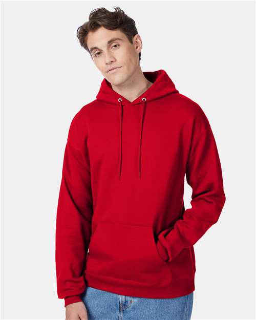 Unisex EcoSmart® Hooded Sweatshirt - Deep Red