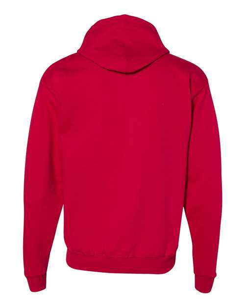 Unisex EcoSmart® Full-Zip Hooded Sweatshirt - Deep Red